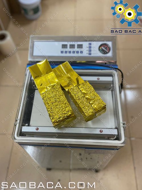 máy đóng gói hút chân không chè