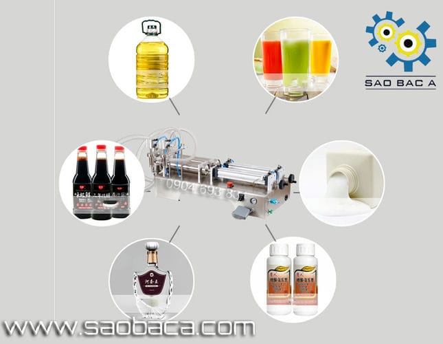 Máy chiết rót bán tự động