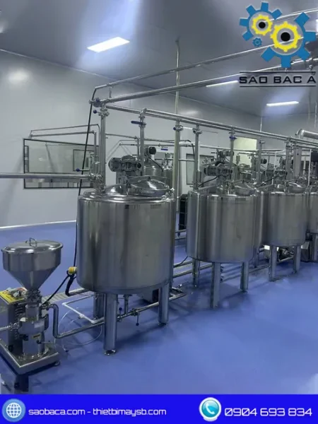 Dây Chuyền Sản Xuất Sữa Chua Công Nghiệp