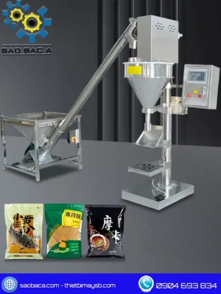 Máy Chiết Rót Định Lượng Bột 100g-11kg
