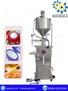 Máy Chiết Rót Dịch Đặc Sệt Có Cánh Khuấy