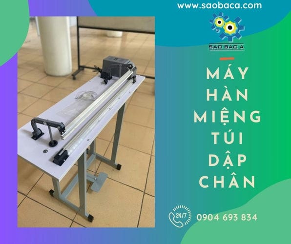 Máy hàn miệng túi dập chân