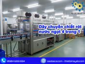 Dự án Dây chuyền chiết rót 4in1 nước ngọt tại TPHCM